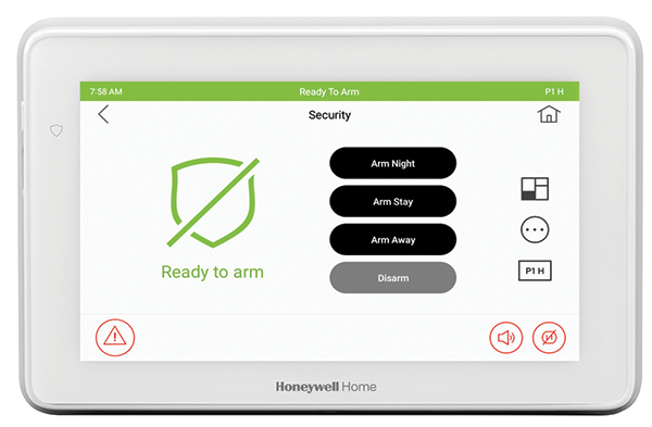Image of touch screen keypad
